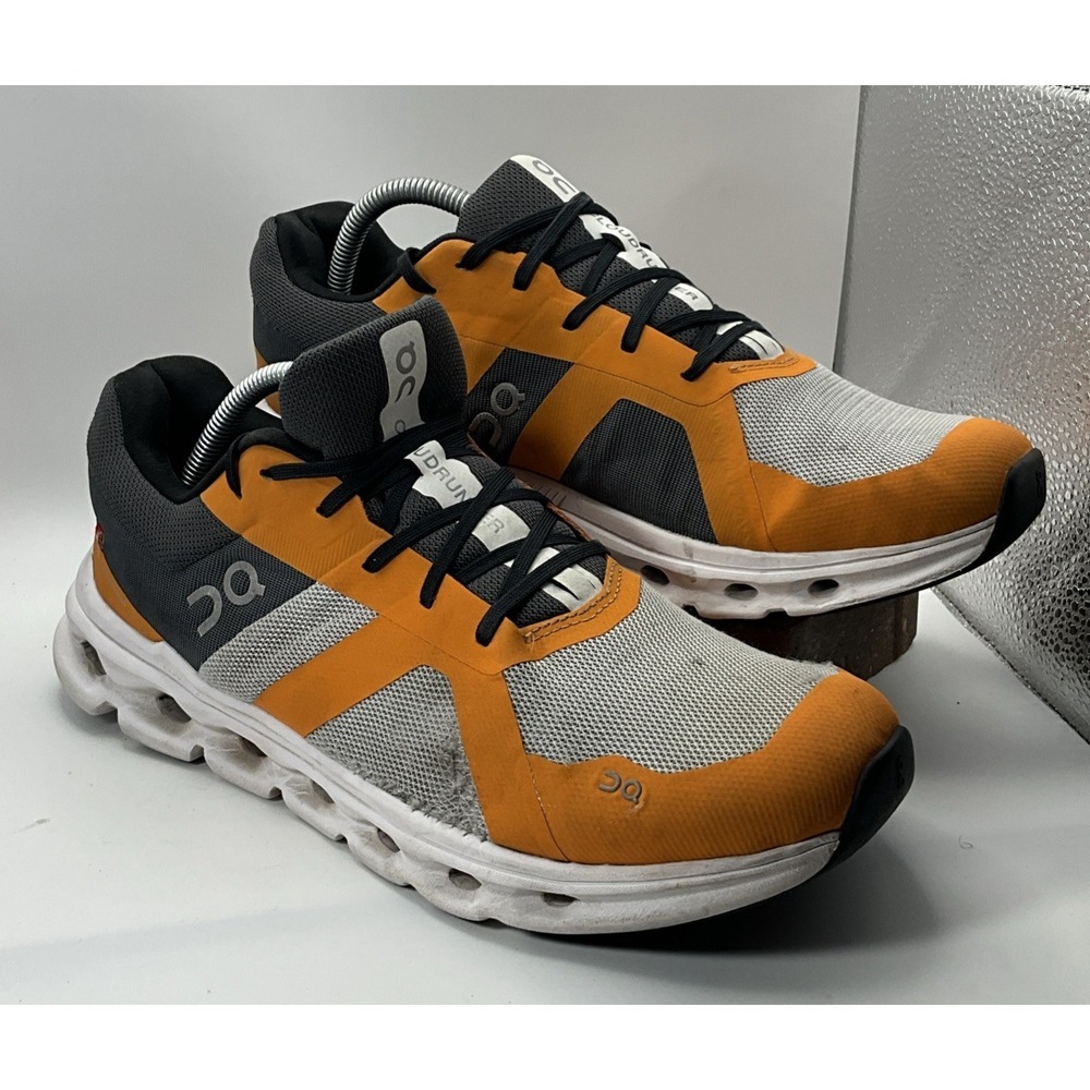 On Cloud Running Cloudrunner Frost/Turmeric Running Shoes Men's Size US 10.5